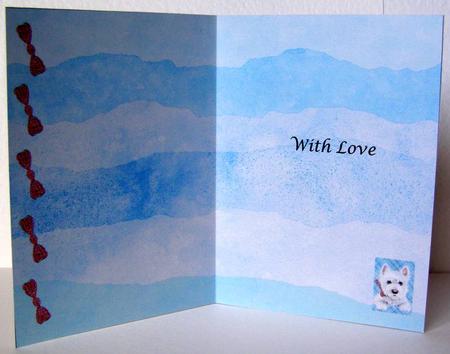 Our Family Westies with Love Inserts 7 by 5 by Margaret McCartney