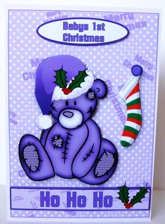 Babys First Christmas Bear by Margaret McCartney