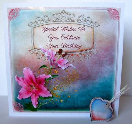 Stargazer Lily Birthday Step by Step by Margaret McCartney