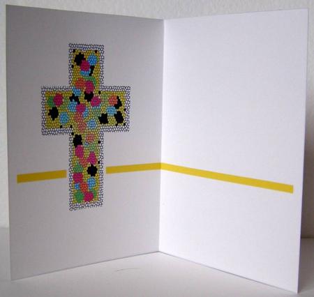 Easter Insert with Cross by Margaret McCartney