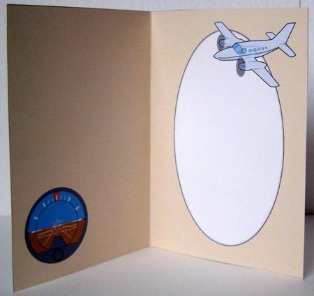 Plane Insert (cream) by Margaret McCartney