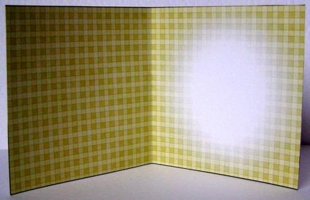 Men's Gingham Square Portrait or Landscape Insert by Margaret McCartney