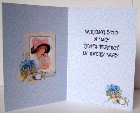 Special Birthday Insert 5x7 Card by Margaret McCartney