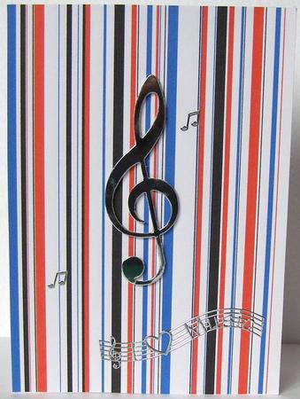 It's All Gone a Bit Stripey Red, Blue & Black by Margaret McCartney