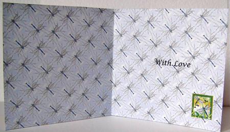 Dragonfly Days 6 by 6 Insert with Love by Margaret McCartney