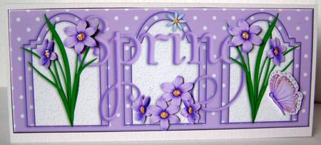 Tri Panel - the Joys of Spring by Margaret McCartney