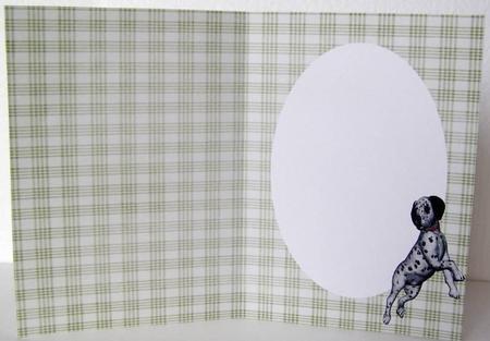 Playful Dalmation Puppy Insert by Margaret McCartney
