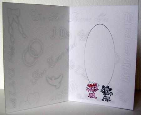 Purrfect Wedding Insert by Margaret McCartney