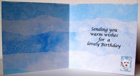 Our Family Westies Special Birthday Inserts 6 by 6 by Margaret McCartney