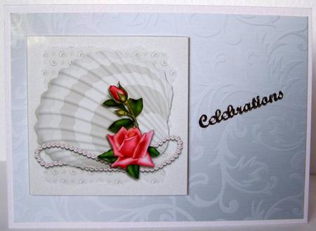 Elegant Metallic Greeting Matching Vellum by Margaret McCartney