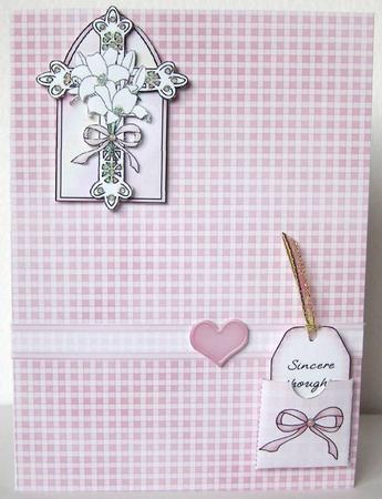 When Words Fail Kit Soft Pink with Step by Step Decoupage by Margaret McCartney