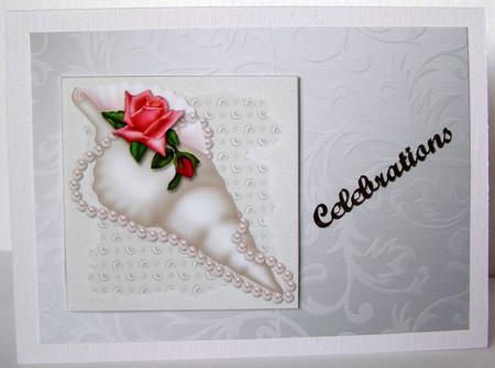 Elegant Metallic Greeting Matching Vellum by Margaret McCartney