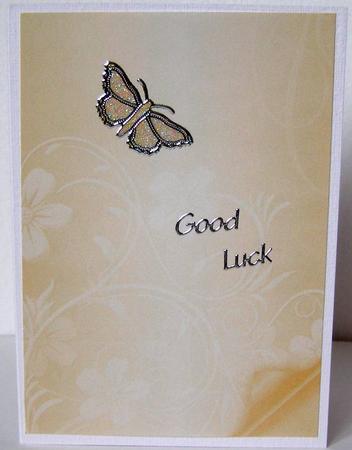 Floral Embossed with Page Curl - Dark Gold by Margaret McCartney