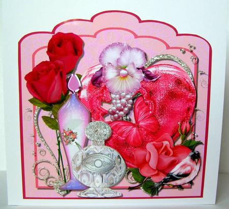 All Things Bright & Beautiful Double Scallop Topper by Margaret McCartney