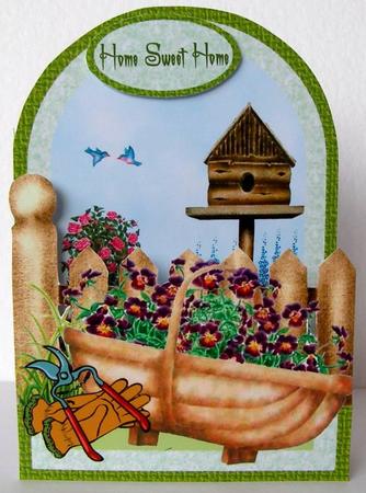 Cutaway Garden - New Home by Margaret McCartney
