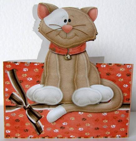 Cassie Over the Edge Card by Margaret McCartney