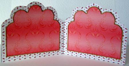 Butterfly Rose Em Anglaise Matching Card Insert by Margaret McCartney