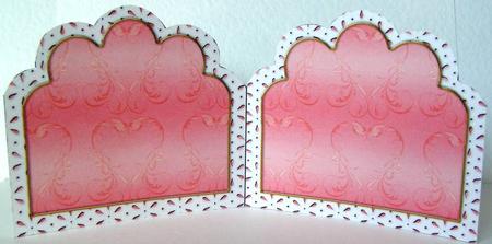 Butterfly Rose 2 Em Anglaise Matching Card Insert by Margaret McCartney