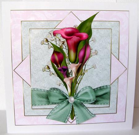 8x8 Plain and Simple Calla Lilies by Margaret McCartney