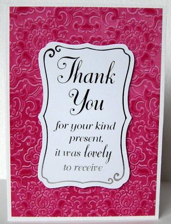 Cerise Embossed Pattern Wallpaper A4 Backing Paper by Margaret McCartney