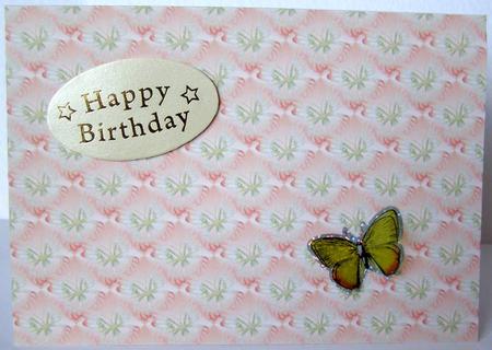 Peach Butterfly by Margaret McCartney