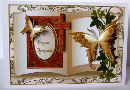 Sympathy Book Butterflies by Margaret McCartney
