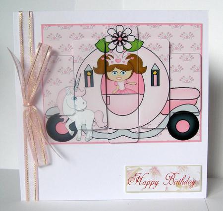 Panelled Princess and Carriage by Margaret McCartney