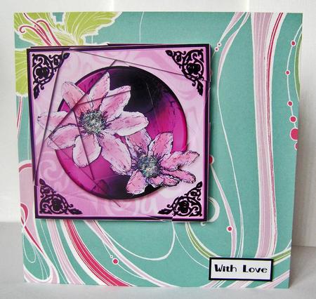 Clematis Twisted Spiral Side Stacker by Margaret McCartney