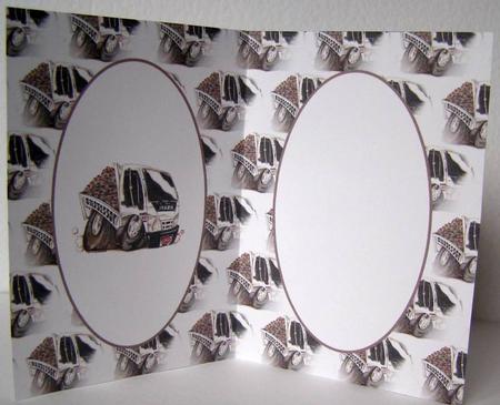 Grey Dump Truck Insert by Margaret McCartney