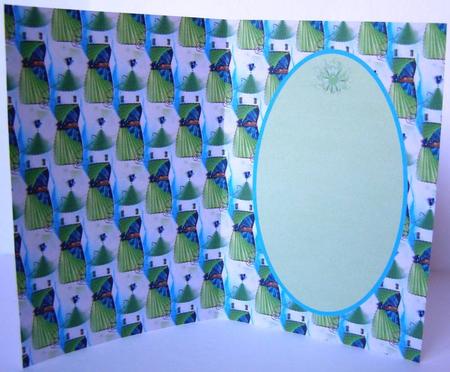 Short Blue Green Dress Insert by Margaret McCartney