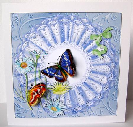 Floral and Butterflies by Margaret McCartney