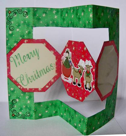 Santa's Helpers Tri Fold by Margaret McCartney