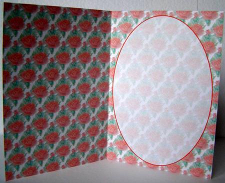 Soft Geraniums Insert by Margaret McCartney
