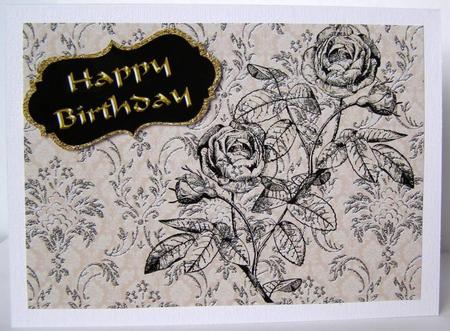 A4 Background Roses by Margaret McCartney