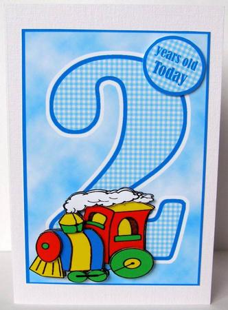 Train - Two Years Old by Margaret McCartney