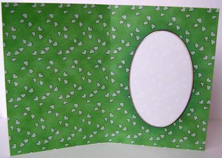 Hearts Card Front or Insert by Margaret McCartney