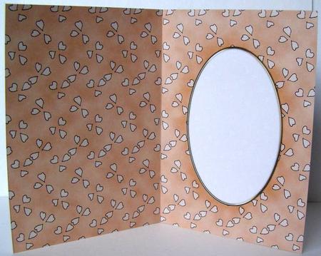 Hearts Card Front or Insert by Margaret McCartney