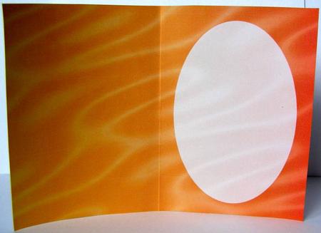 Sumptuous Satin A5 Insert - Phoenix Flame by Margaret McCartney