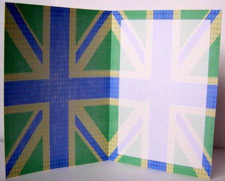 Cute Owl Gb Insert - Blue & Green by Margaret McCartney