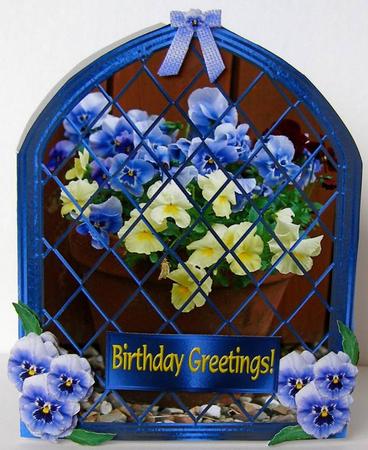 Pansy Window by Margaret McCartney