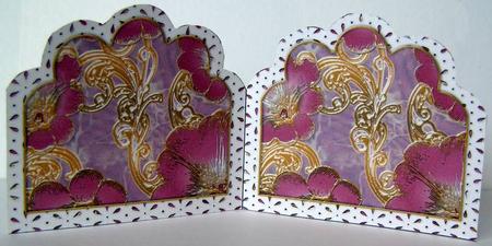 Lavender View Anglaise 2 Matching Card Insert by Margaret McCartney