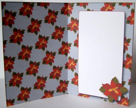 Poinsettia Insert (grey) by Margaret McCartney