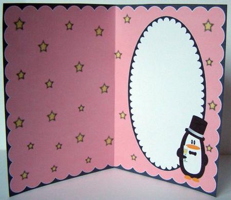 Christmas Penguin Insert by Margaret McCartney