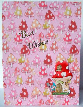 Colourful Mushrooms Paper by Margaret McCartney