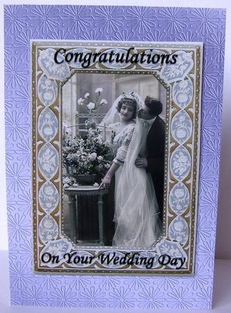 'metallic Daisy Embossed' Backing Paper by Margaret McCartney