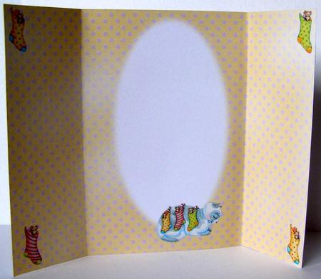 Furbabies at Christmas Gatefold Insert by Margaret McCartney