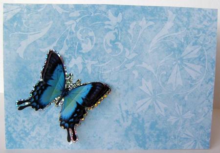 Floral Elegance Background in Turquoise by Margaret McCartney