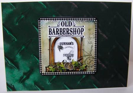Grunge Metallic A4 Backing Paper - Pine Green by Margaret McCartney