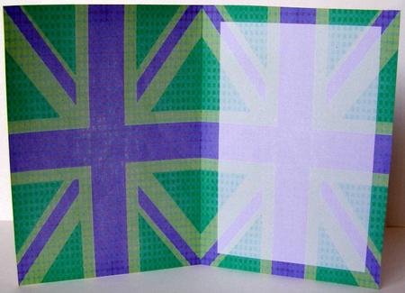 Cute Owl Gb Insert - Purple & Green by Margaret McCartney