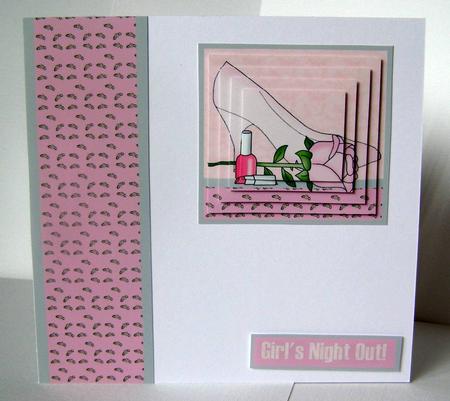 Girl's Night Out! Pyramid Design by Margaret McCartney